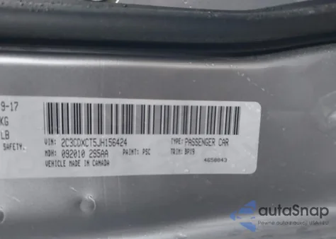 2018 Dodge Charger R/T Rwd z USA, uszkodzony, nr VIN 2C3CDXCT5JH156424